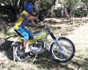 Classic Trials at Cust, S Jones. Yamaha TY250